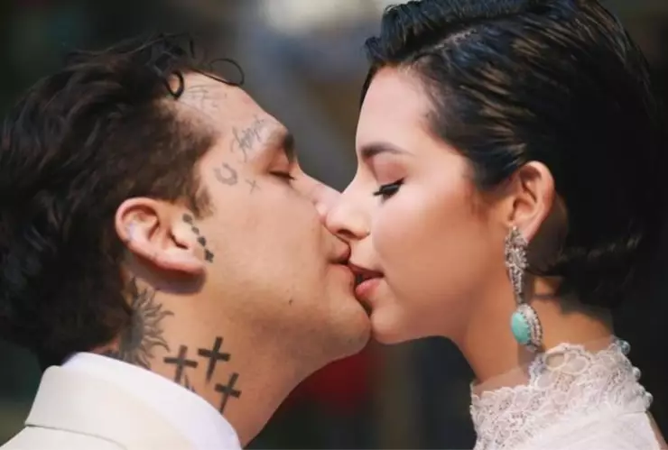 Pepe Aguilar publica fotos de la boda de Ángela Aguilar y Christian Nodal