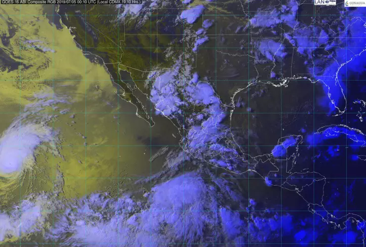 Durante la noche de hoy se prevén lluvias con actividad eléctrica y granizo