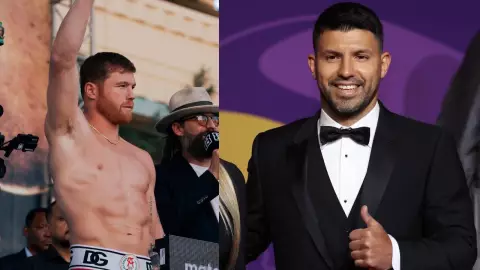 Kun Agüero responde a Canelo Álvarez y defiende a Lionel Messi