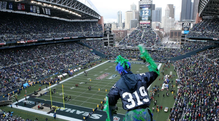 Vista panorámica del Estadio de los Seattle Seahawks de la NFL