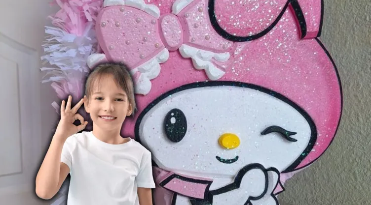 5 diseños de piñatas caseras de My Melody para los cumpleaños de los niños