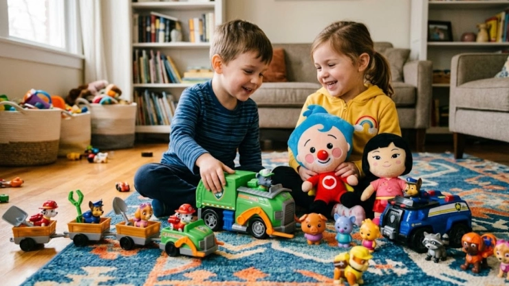 7 juguetes de Plim Plim y Paw Patrol que enseñan a los niños a tener responsabilidad afectiva