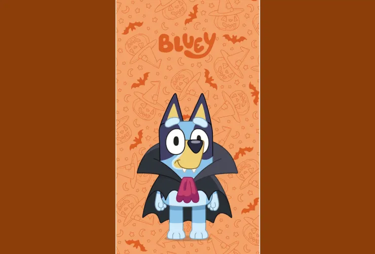 Fondo de pantalla de Bluey de Halloween 5