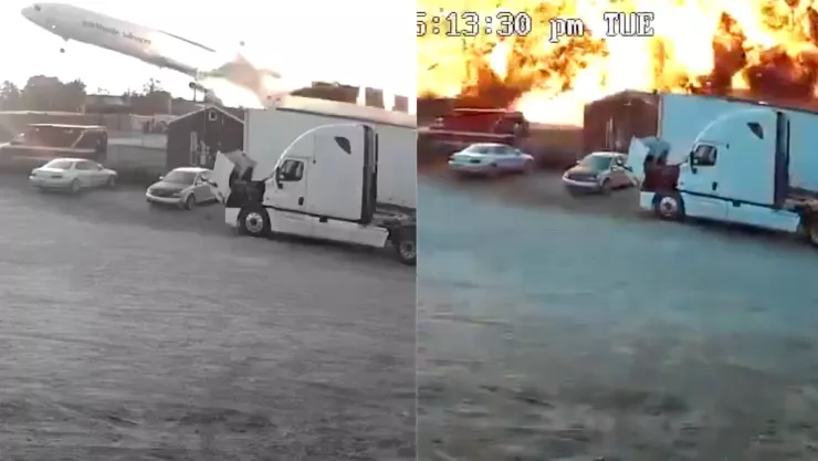 VIDEO Captan momento exacto de la explosión de un avión en el aeropuerto de Louisville; reportan muertos