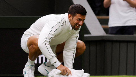 Novak Djokovic en Wimbledon