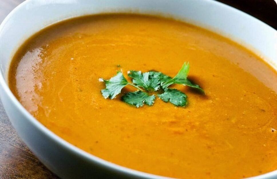 Sopa de calabaza con genjibre Foto Especial