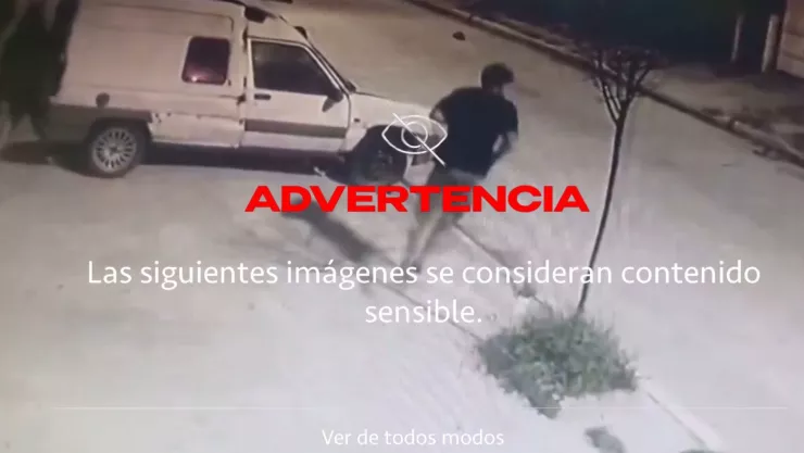VIDEO: ¡IMÁGENES FUERTES! Padre sale a defender a su hijo de un asalto y le disparan 4 veces