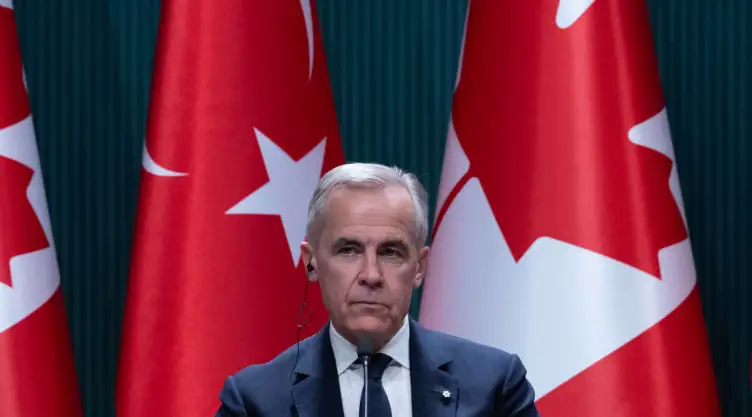 Mark Carney, primer ministro de Canadá en Ankara, Turquía.