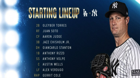 Resultado Dodgers vs Yankees: los Mulos de Manhattan publicaron su lineup para el juego 5 de la Serie Mundial 2024