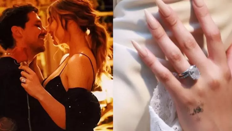 Revelan qué anillo de compromiso le costó MÁS a Christian Nodal, el de Belinda o el de Ángela Aguilar