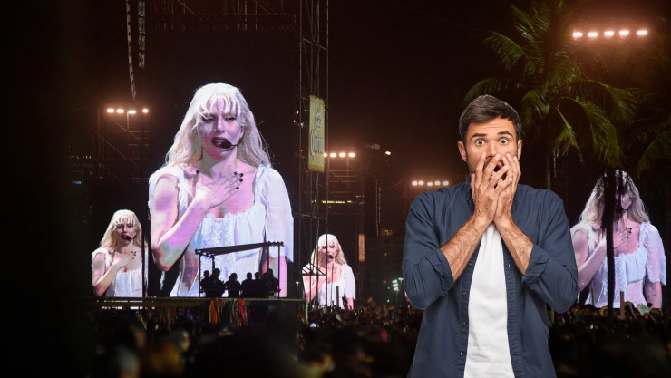 Bomba concierto Lady Gaga Brasil