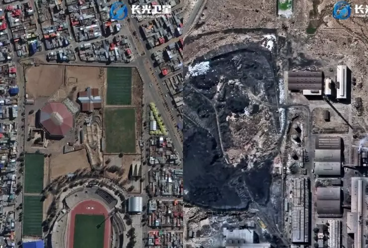 Satélite China imágenes alta resolución