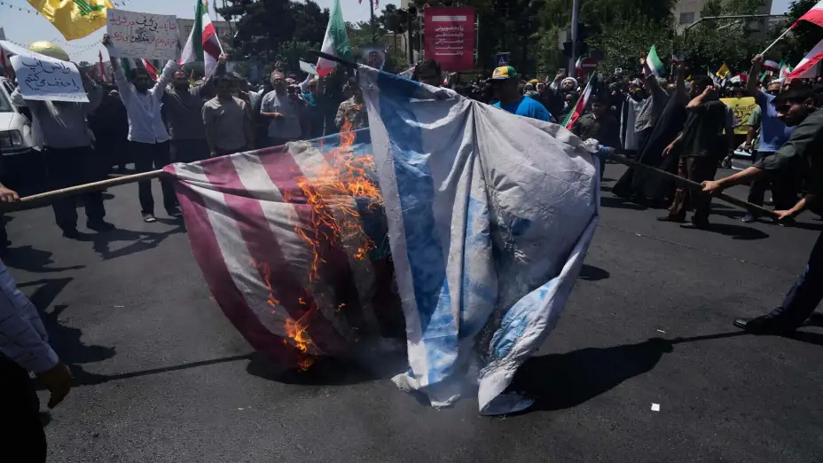 ISRAEL IRAN PROTESTAS