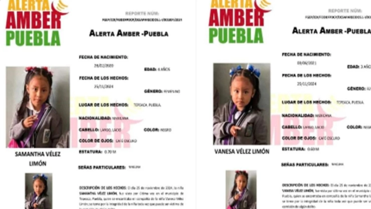 Alerta-Amber-buscan-a-Samantha-y-Vanesa-Vélez-Limón-hermanitas-desaparecidas-en-Puebla