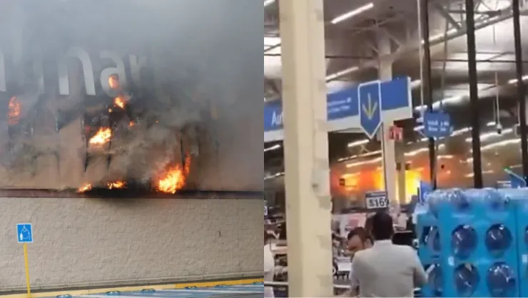 Así inició el incendio en el supermercado de zapopan, Jalisco