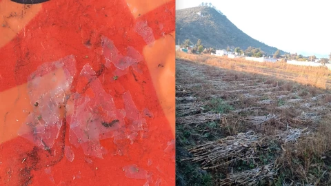 primera helada puebla frío diciembre 2023