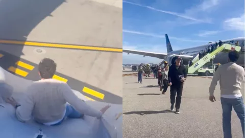 Pánico en el aire: avión con más de 260 personas regresa por fuego en motor