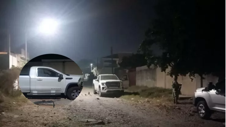 Aseguran camioneta blindada con armas en la colonia Guadalupe Victoria en Culiacán. .jpg