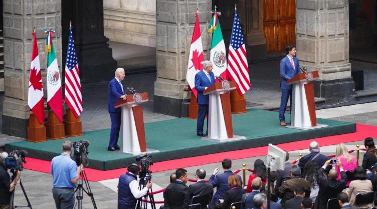 Joe Biden en la Cumbre de Líderes de América del Norte