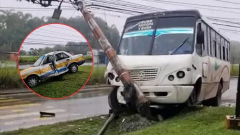 Veracruz: Taxi es chocado por un camión de pasajeros en Córdoba y dejan 14 heridos