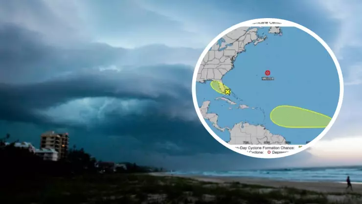 ¿Qué tan cerca de Quintana Roo? Vigilan DOBLE zona de baja presión en el Atlántico