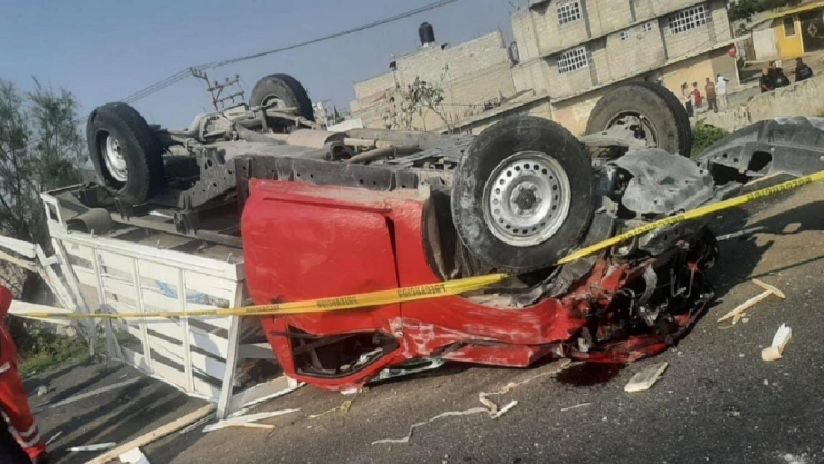 accidente circuito mexiquense interior ecatepec hoy 6 abril
