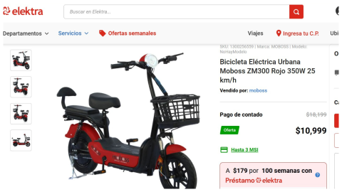 bicimoto el mejor fin elektra