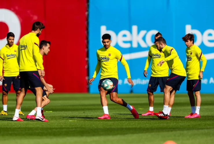 Barcelona entrenamiento tras Coronavirus