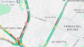 Tráfico bulevar Morelos León hoy 18 noviembre