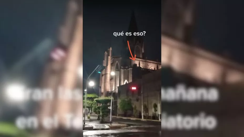 Video inquietante: Joven graba figura humana frente al Templo Expiatorio y desata furor paranormal