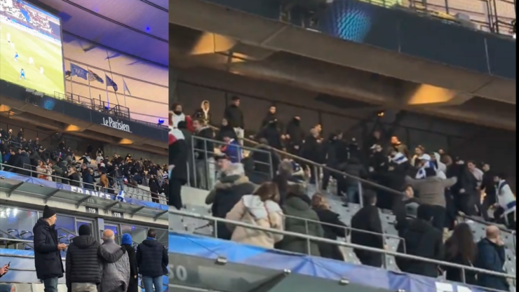 Aficionados en batalla campal en París