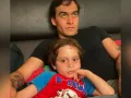 José Julián junto a su padre Julián Figueroa