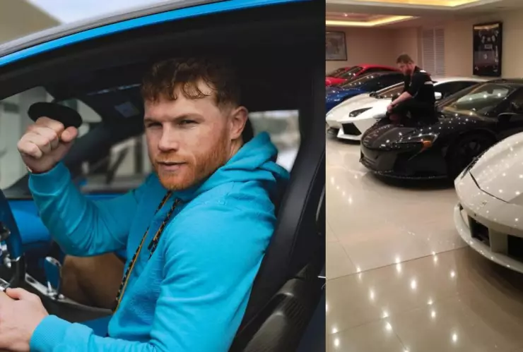 ¡Humildemente! Esta es la lujosa colección de vehículos del Canelo Álvarez