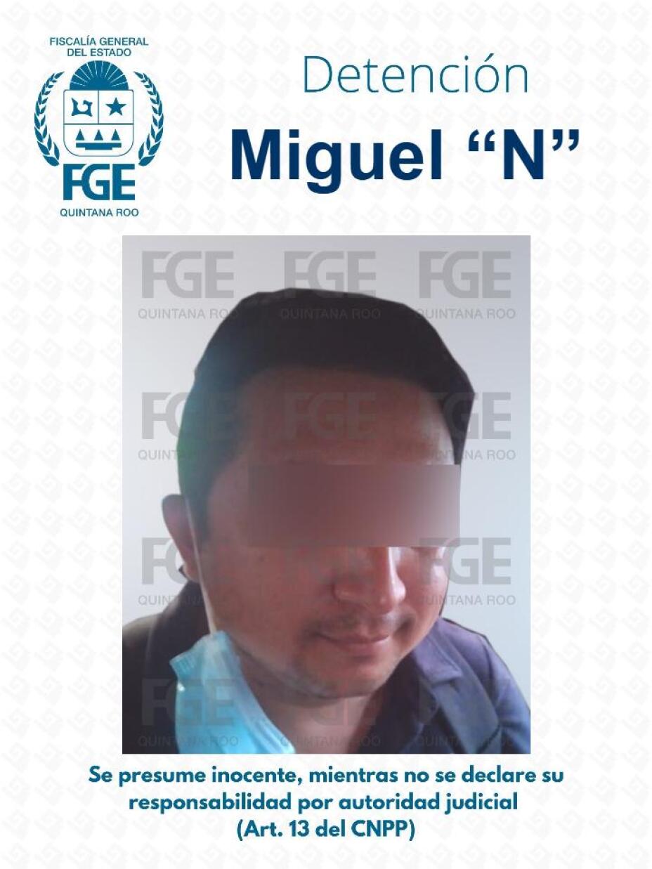 Capturan a Miguel ‘N’ por pornografía infantil en Cozumel