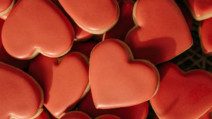 Receta de galletas en forma de corazón