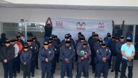 Policías detenidos Chiapas