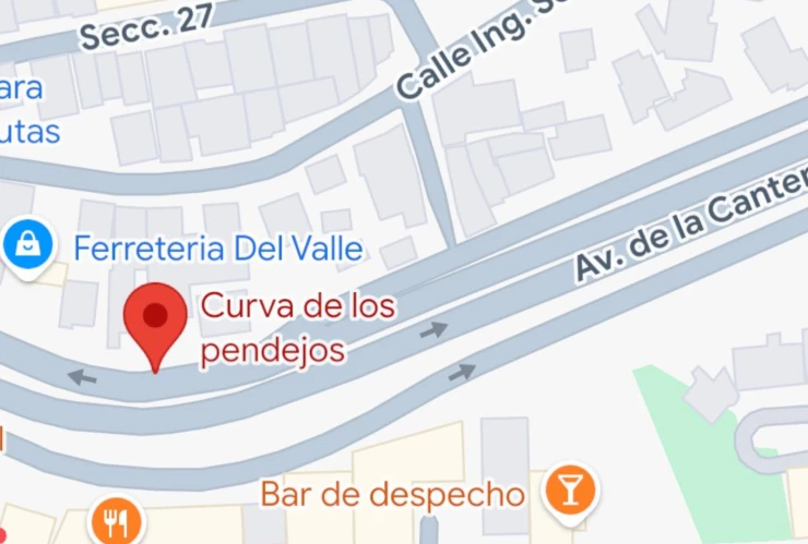 Curva de los pendejos