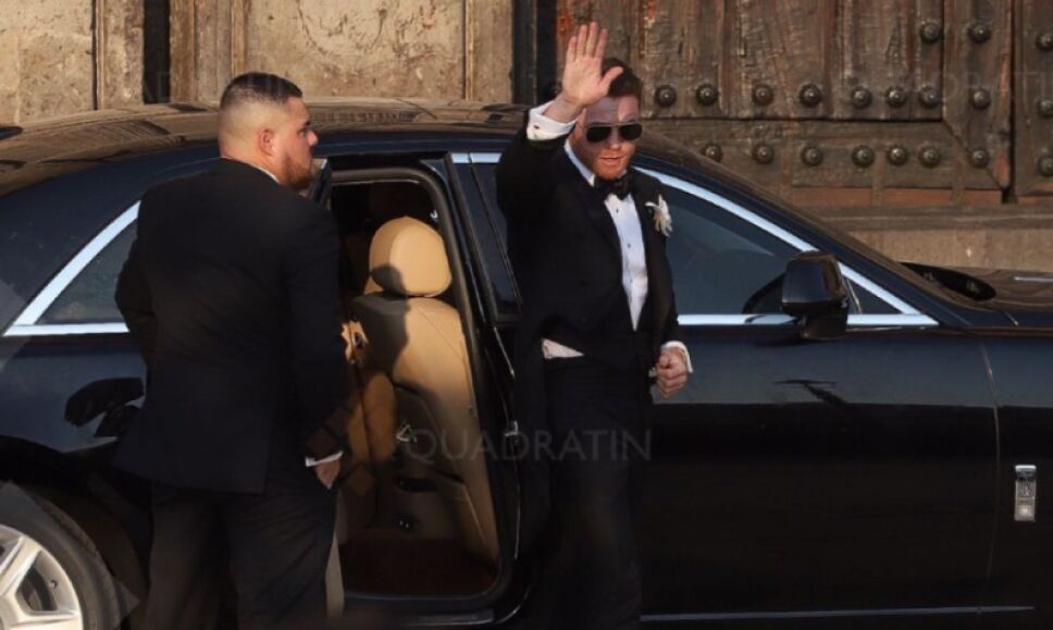 Saul Canelo Álvarez se casa en Guadalajara