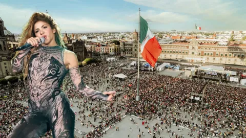 Concierto de Shakira gratis en el Zócalo