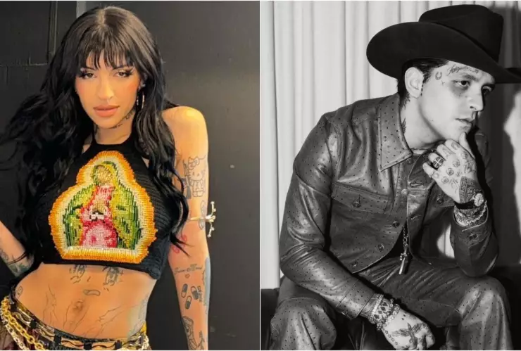 Foto de Cazzu y Christian Nodal