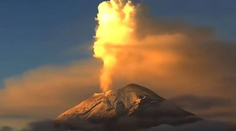 Alerta amarilla volcán Popocatépetl daños a la salud