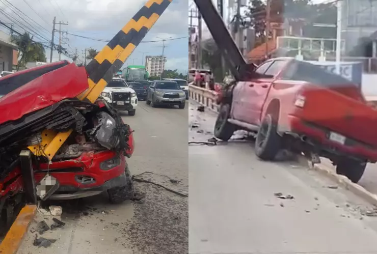 ¡ÚLTIMA HORA! Se registra accidente vehicular en el Blvd. Colosio en Cancún HOY; ¿está causando tráfico?