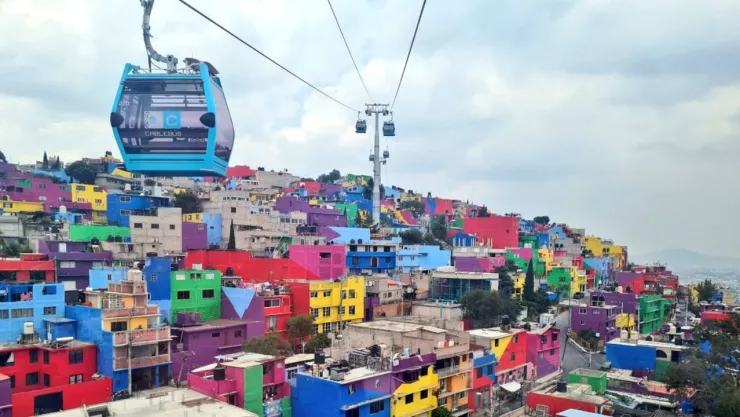 ¡La colorida zona de Ecatepec en la que desea vivir una extranjera!