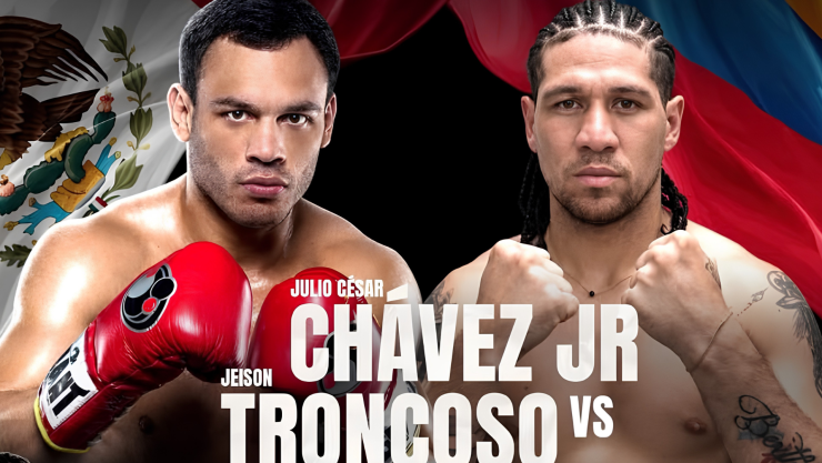 Julio César Chávez Jr. vs Jeison Troncoso en vivo online
