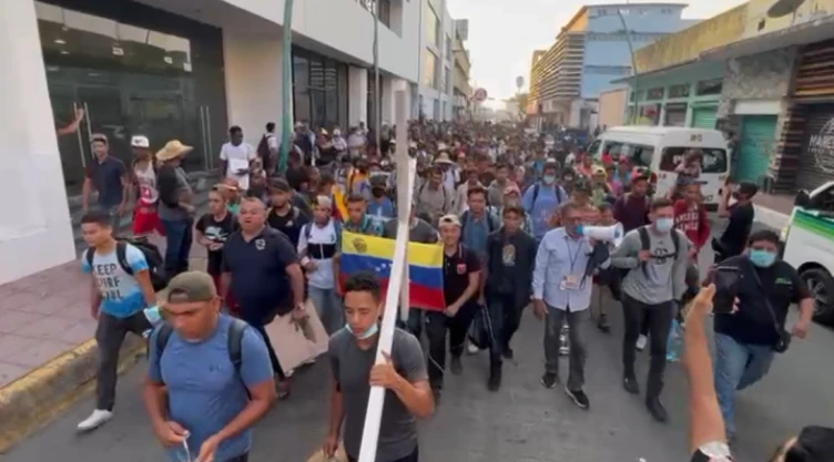 migrantes viacrucis Tapachula