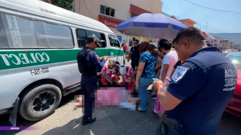 Mujer atropellada Tuxtla