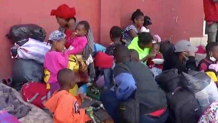migrantes haitianos cena monterrey