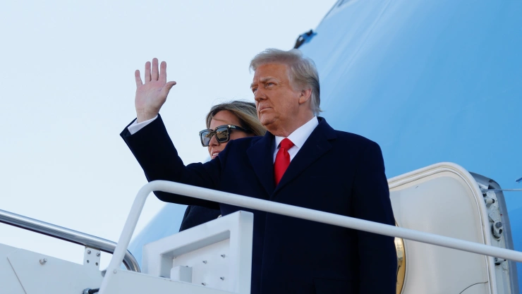 Trump afirmó en su último discurso que fueron “cuatro años extraordinarios”