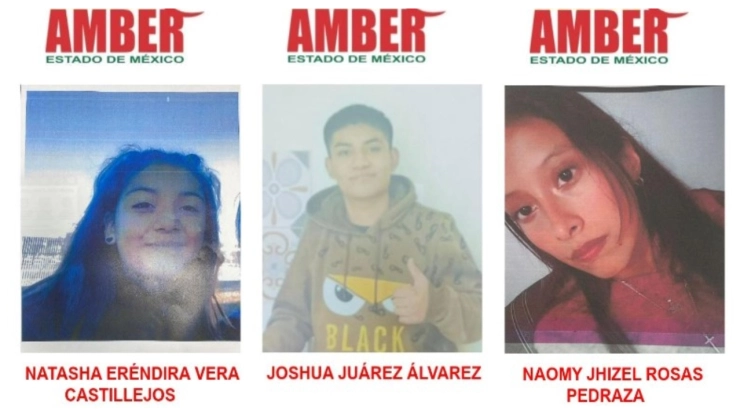 ALERTA AMBER: Tres adolescentes desaparecieron en el Estado de México; son buscados con urgencia