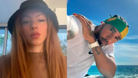 ¿Y Tom Cruise? Captan a Shakira con Lewis Hamilton